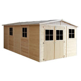 Abri de jardin en panneaux 17mm - 303x493cm - sans plancher - Timbela Ma boutique